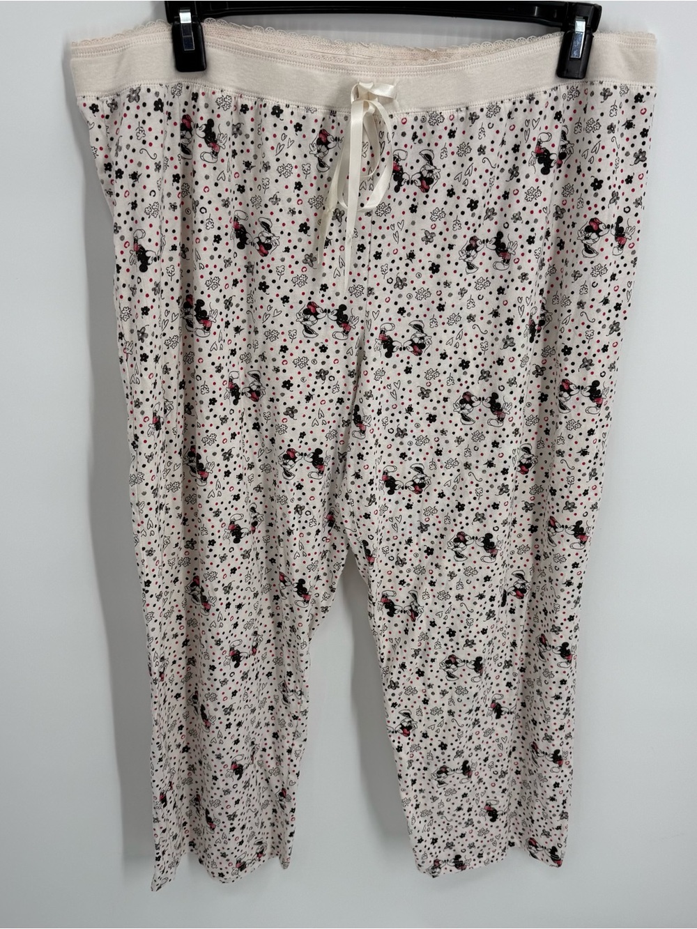 Disney Mickey Minnie Two Piece Pajama Set SIZE 2X Short Sleeves Cotton Polka Dot - Picture 7 of 9
